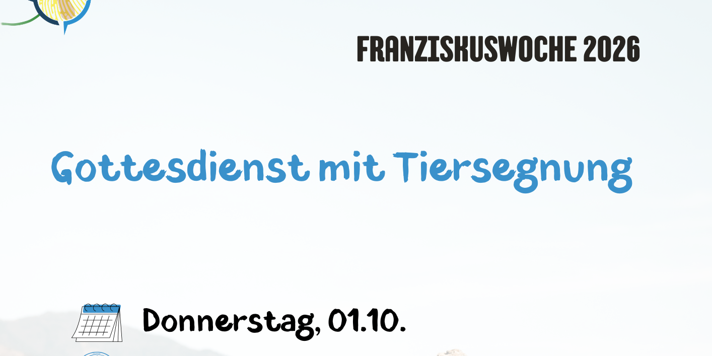 Gottesdienst mit Tiersegnung