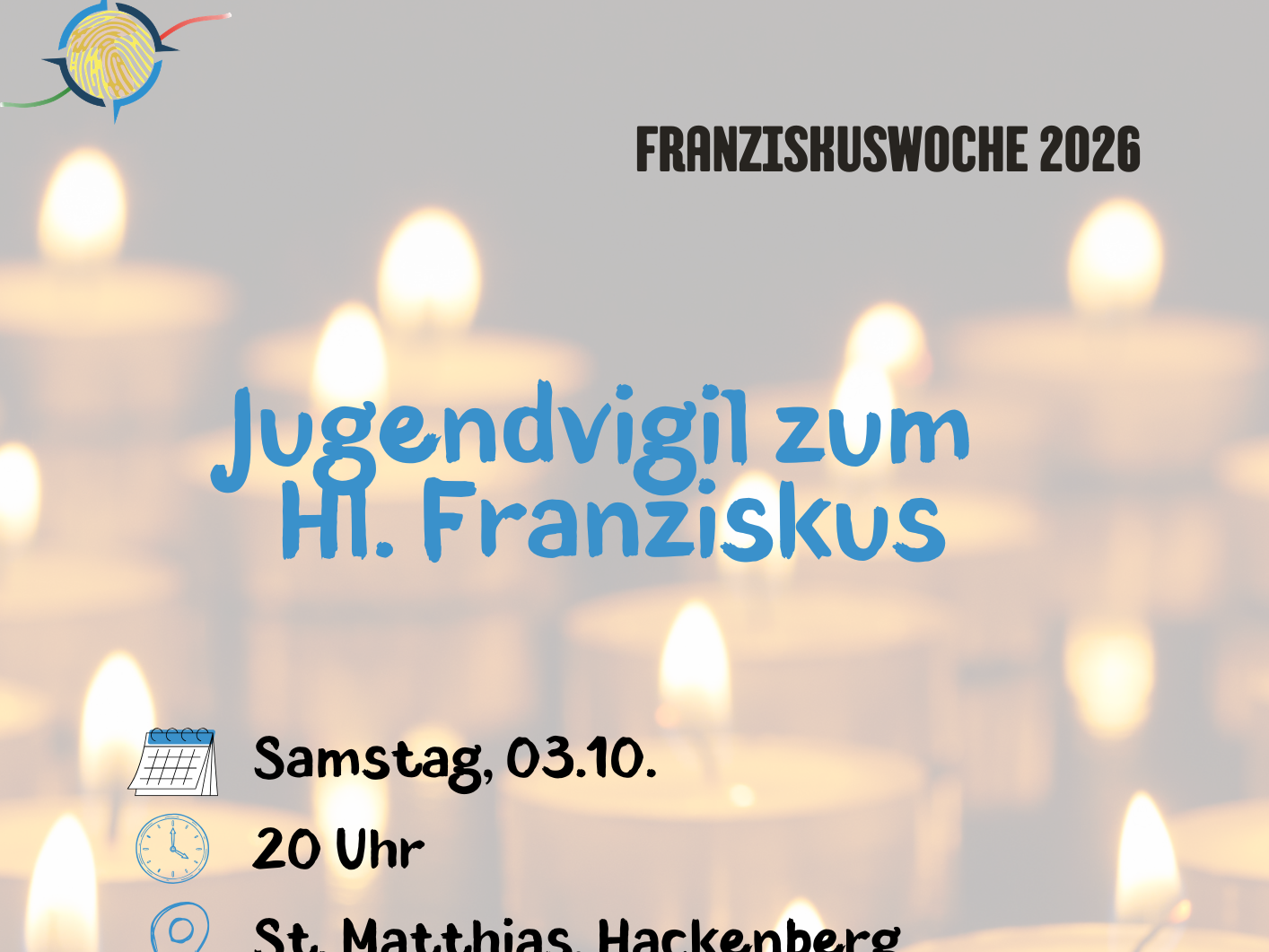 Jugendvigil zum Hl. Franziskus