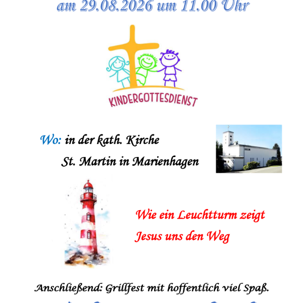 Kinderandacht Marienhagen 29.8.26