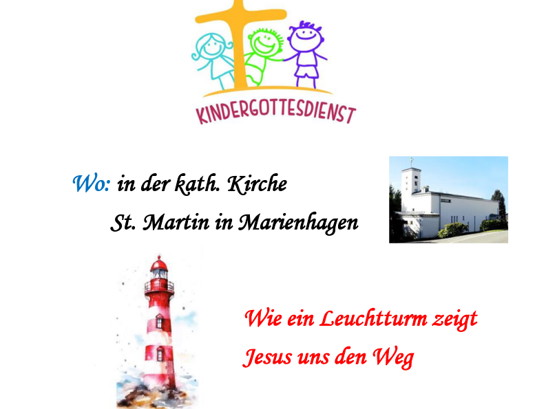 Kinderandacht - Wie ein Leuchtturm zeigt Jesus uns den Weg
