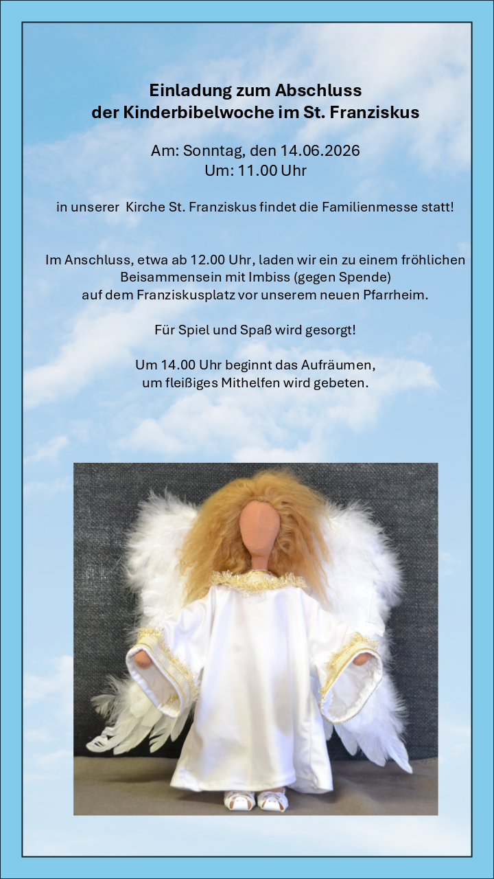 Plakat Abschluss Kinderbibelwoche Gm