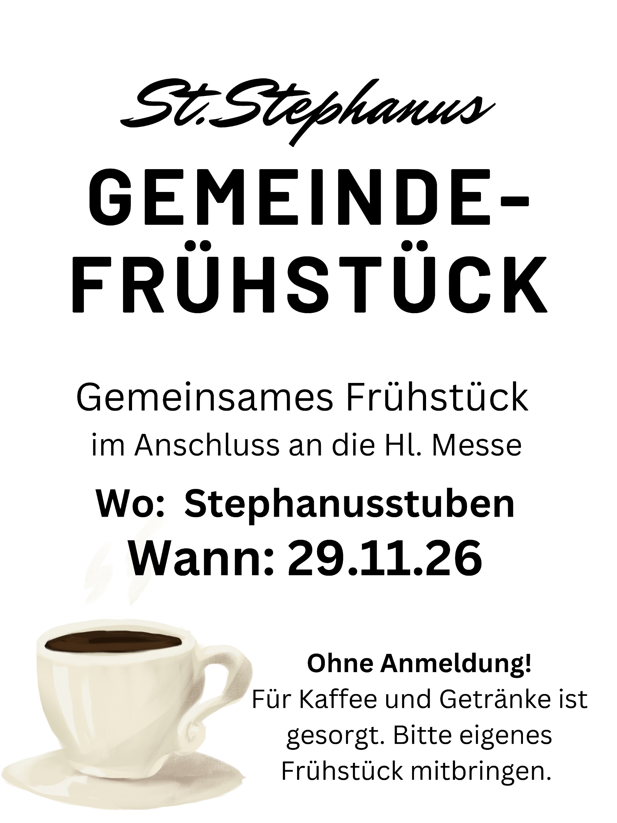 2026-11-29 Gemeinsames Frühstück
