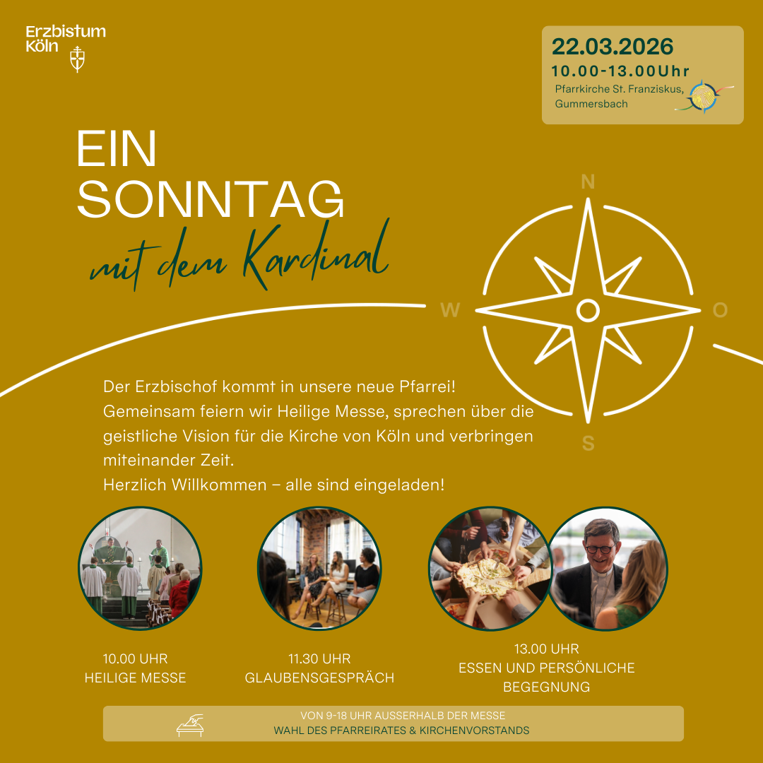 Sonntag mit dem Kardinal