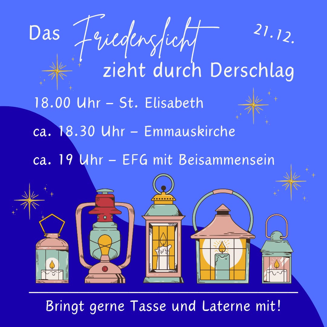 Friedenslicht in Derschlag