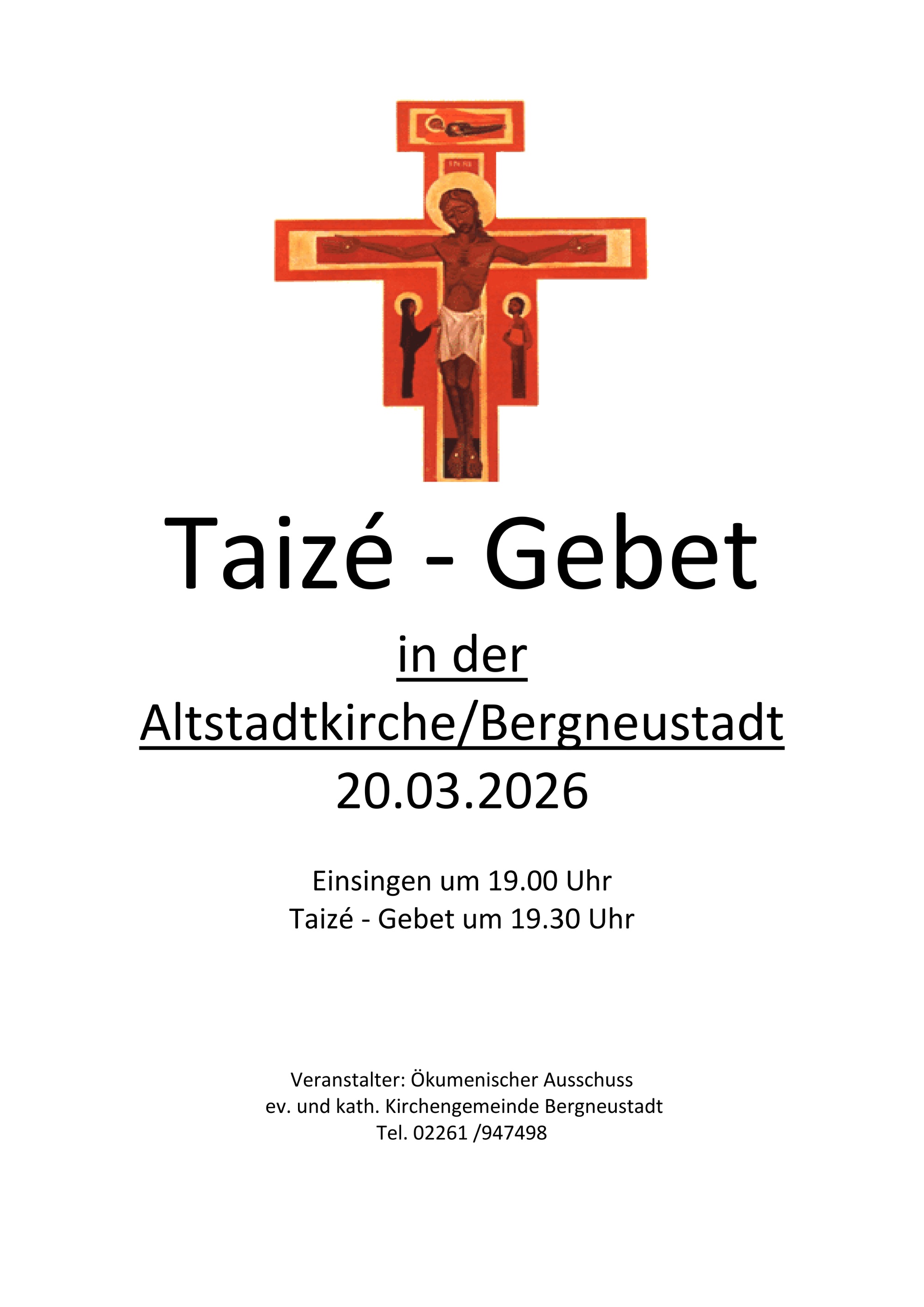 2026-03-20 Taizé - Gebet Altstadt