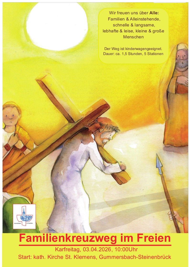 Plakat Familienkreuzweg